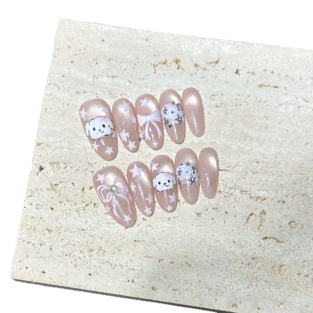 Künstlerisch Charakter-Themen Press-On Nagelset