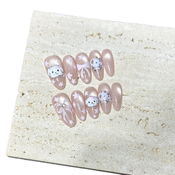 Künstlerisch Charakter-Themen Press-On Nagelset