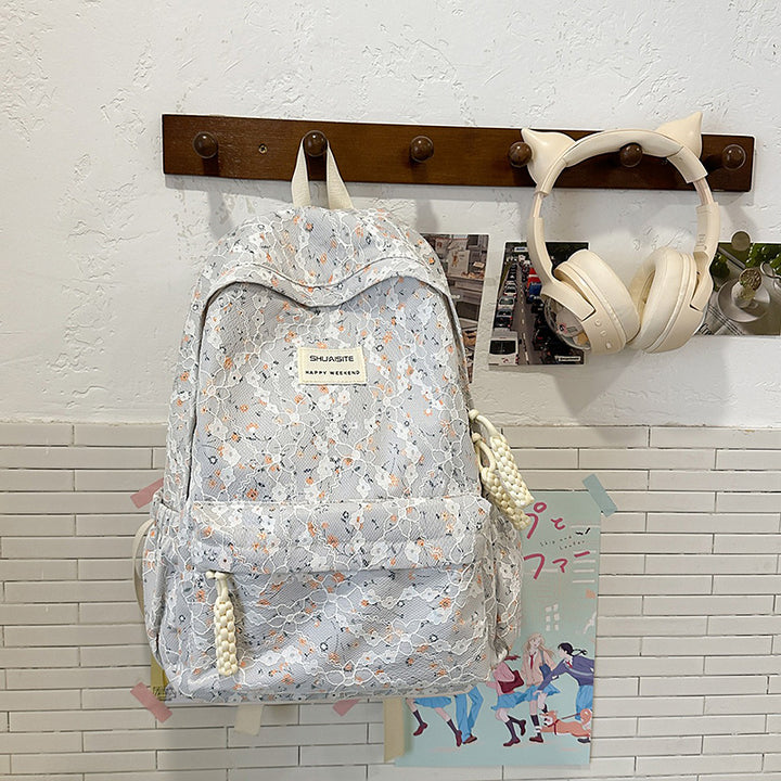 Floral Spitzmuster Rucksack