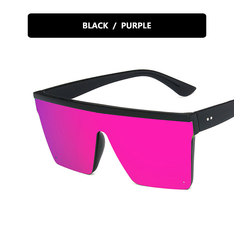 Damen futuristische Sonnenbrille im schützenden Oversized-Format Karnz