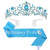 Damen Hochzeits-Tiara mit personalisiertem Band Karnz