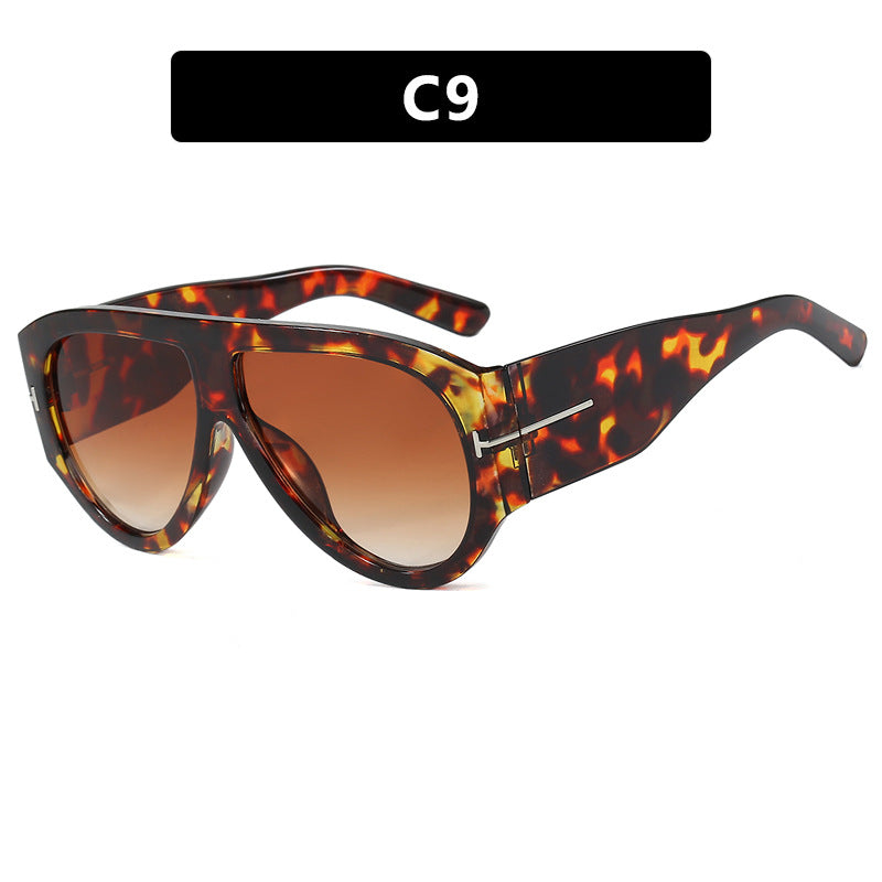 Damen modische oversized Sonnenbrille im Retro-Stil Karnz