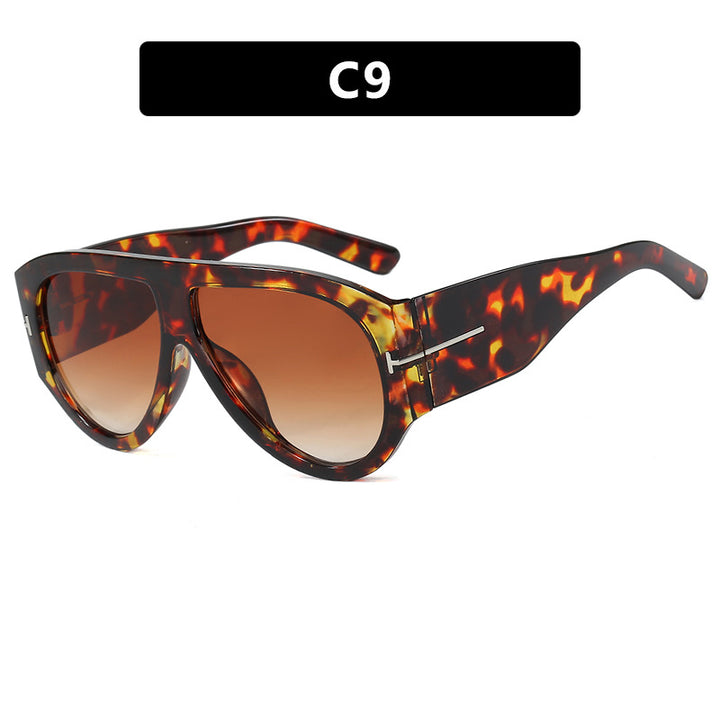 Damen modische oversized Sonnenbrille im Retro-Stil Karnz