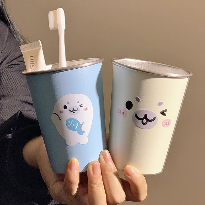 Keramiktasse mit Fröhlichem Tiermotiv Karnz