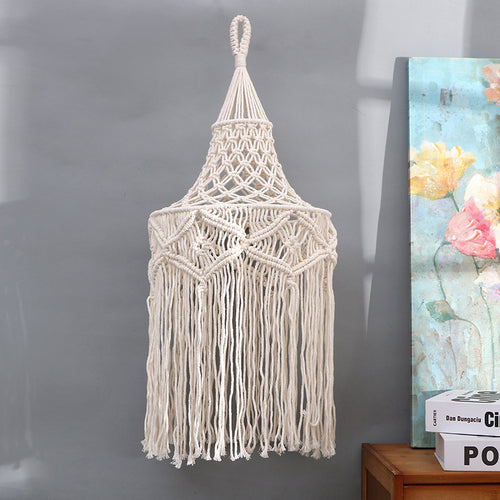 Bohemian Makramee Wandorganizer Karnz