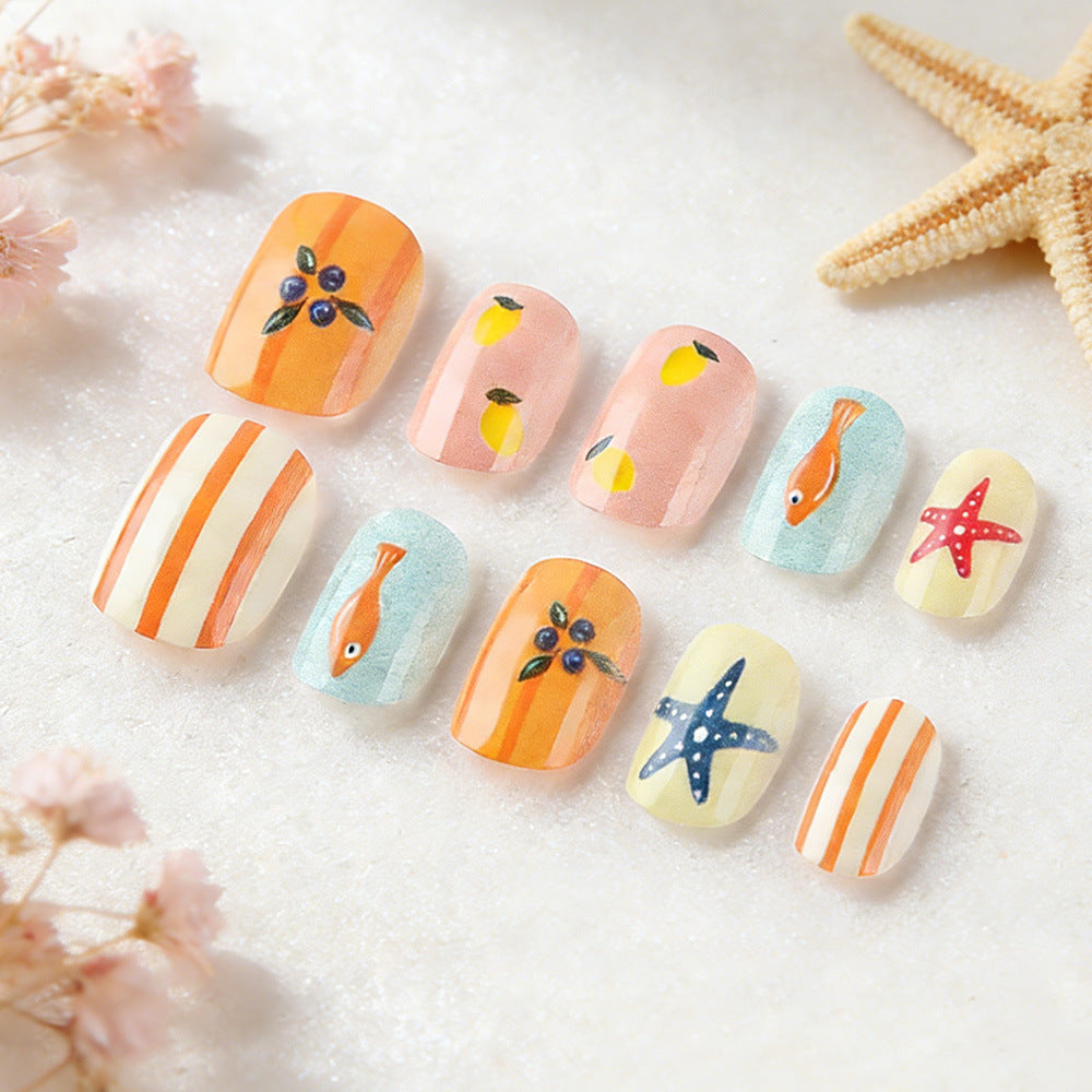 Thema Sommer Nagelkunst Set Karnz