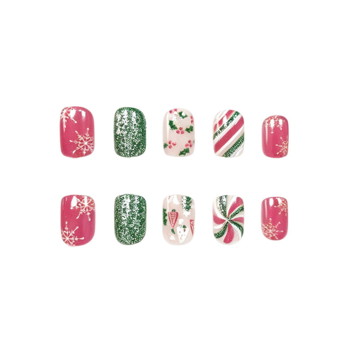 Festliches Feiertags-Nagelkunst-Set Karnz