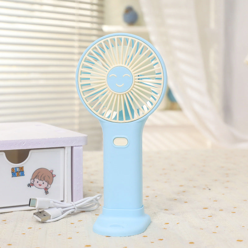 Damen Tragbarer Handventilator mit ergonomischer Form und USB-Ladefunktion Karnz