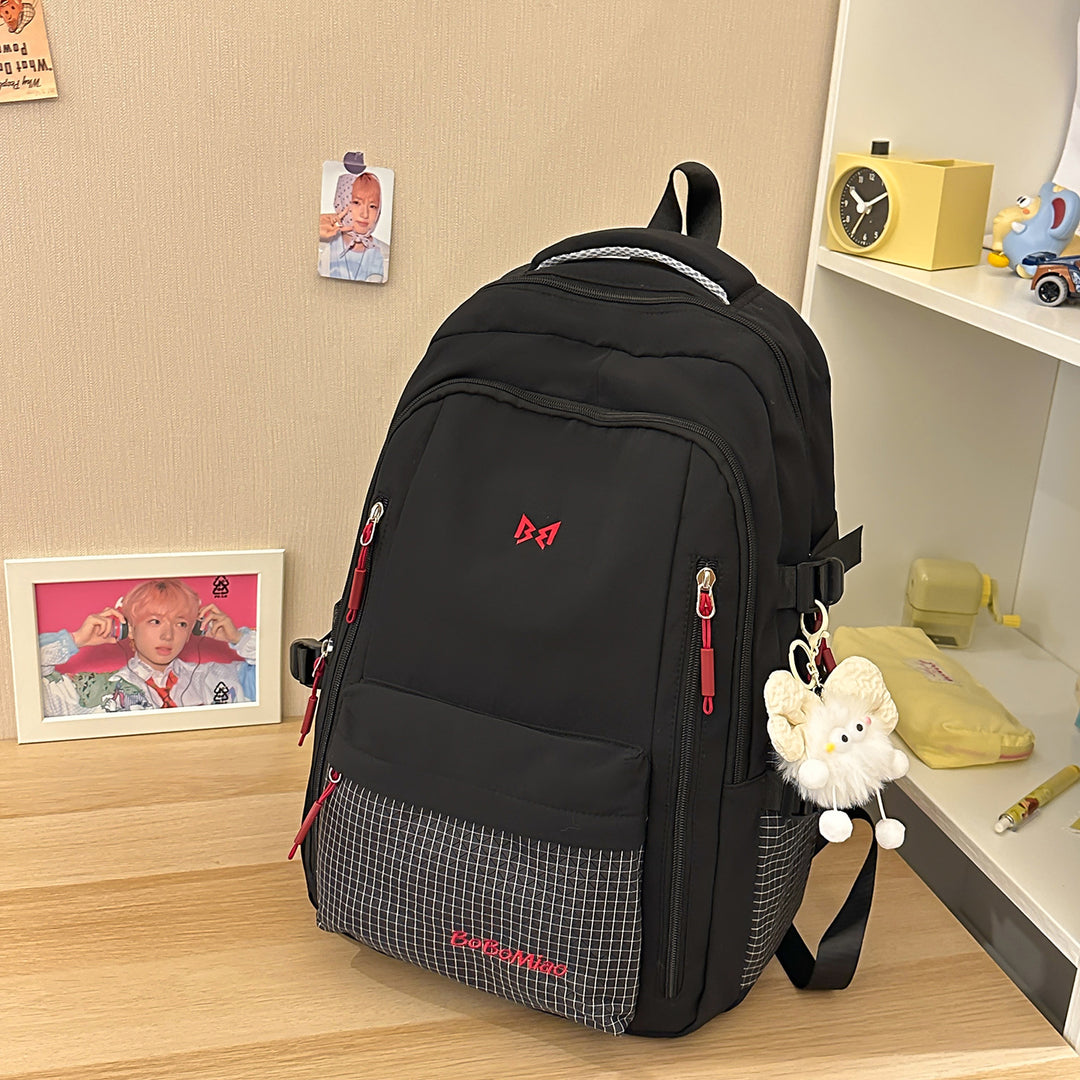 Stylischer Mehrfachfächer-Laptop-Rucksack Karnz