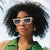 Damen stilvolle Sonnenbrille Karnz