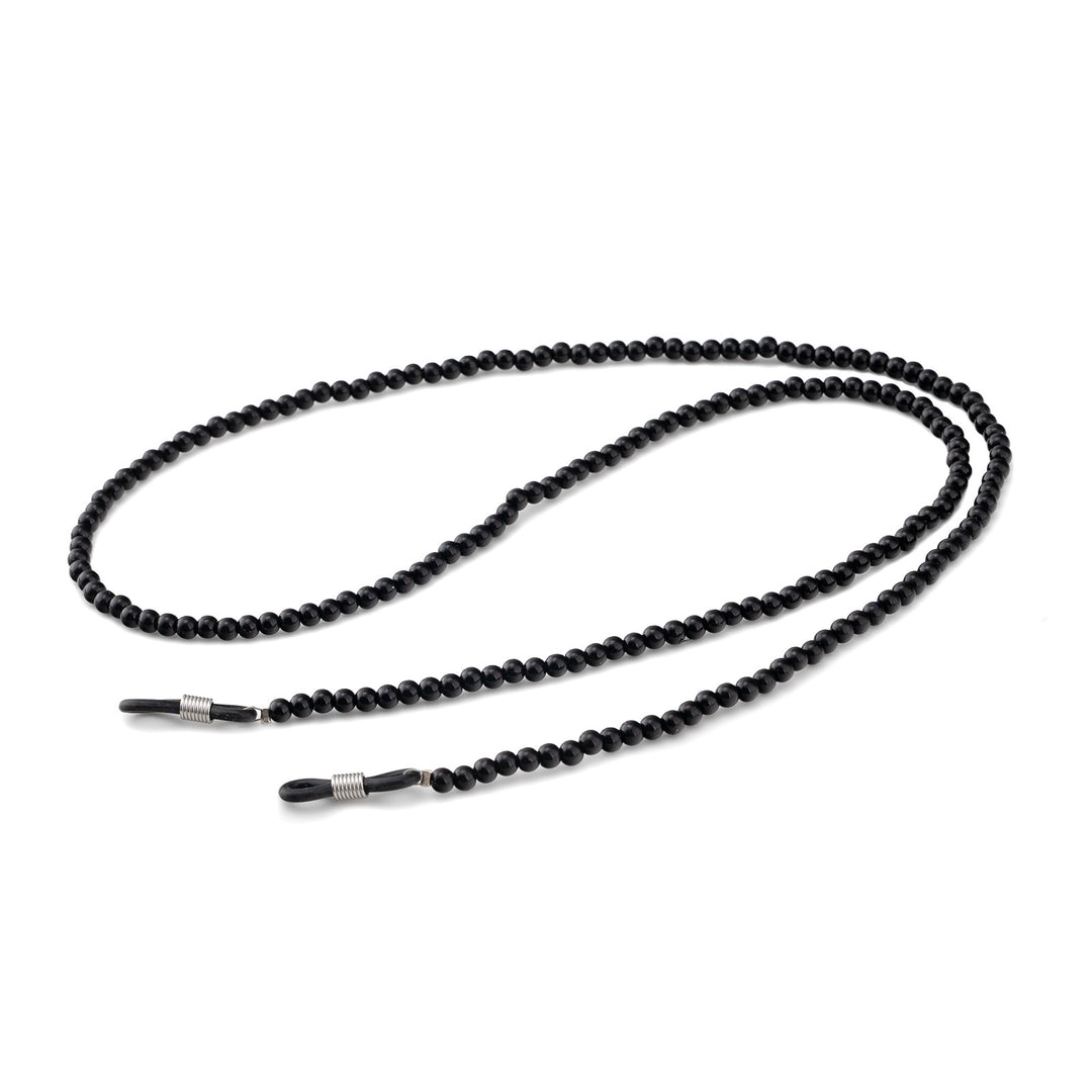 Perlmuttfarbener Brillenhalter Kette Karnz