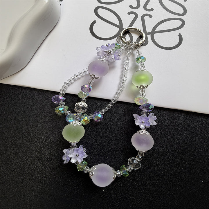 Floral Charm Perlen Schlüsselanhänger Karnz