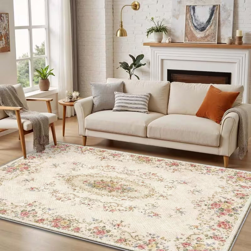 Eleganter Floralteppich
