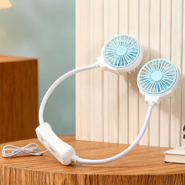 Damen Tragbarer Nackenventilator mit flexibler Struktur Karnz