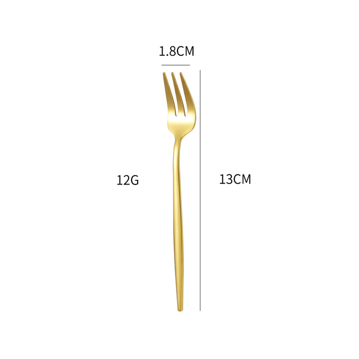 Elegante Spezielle Fingerfood-Gabel mit Rutschfester Griff-Beschichtung Karnz