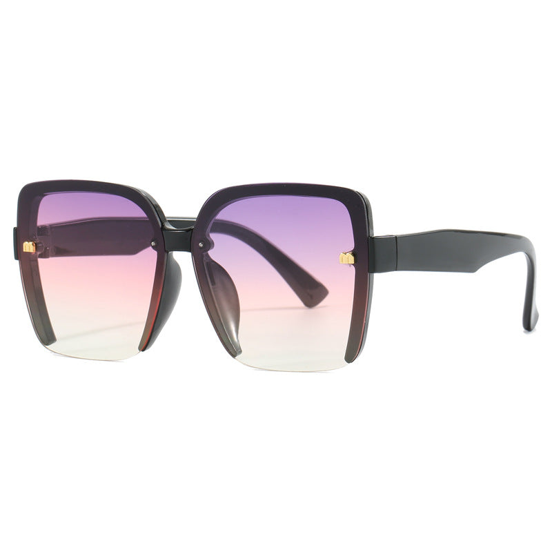 Damen oversized Sonnenbrille mit stilvollem, modernem Rahmen Karnz
