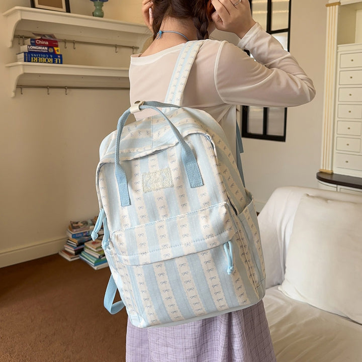 Verspielter Grafikdruck Rucksack Karnz