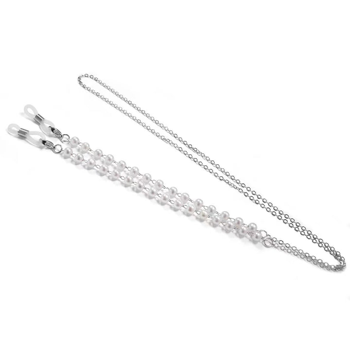 Elegante Perlen Brille Kette Karnz