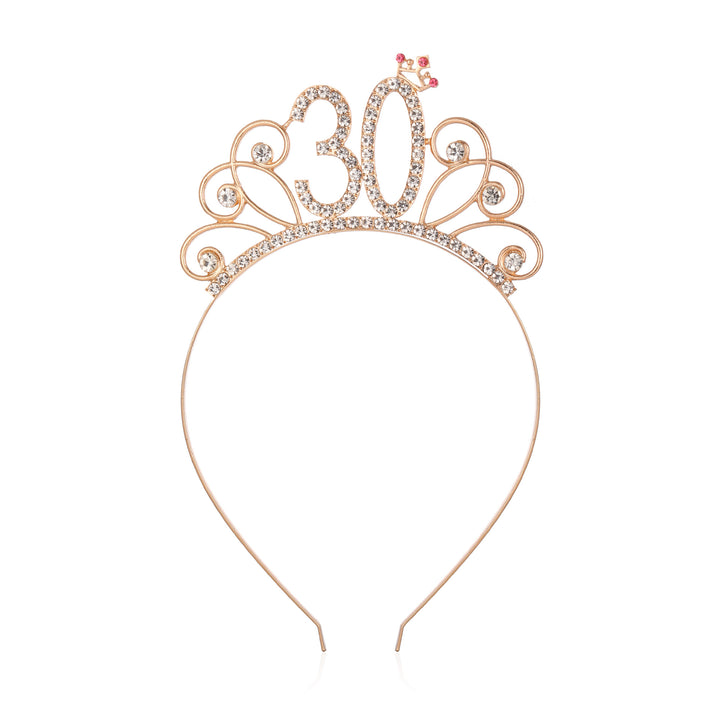 Damen Geburtstags-Tiara und Schärpe Set Karnz