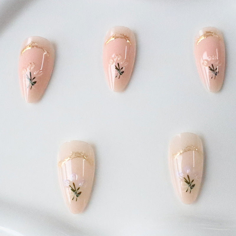 Künstlerische lange mandelförmige Nagelkunst-Verstärkungen Karnz