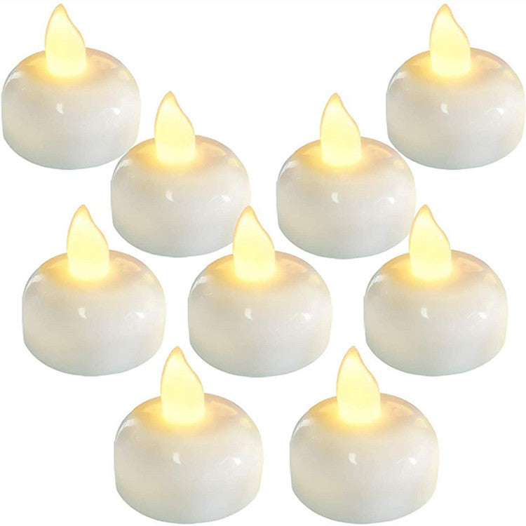 Schwebendes LED Teelichtkerzen-Set für Glasvasen-Tischdekorationen Wasserdicht Flameless Ambiente Karnz