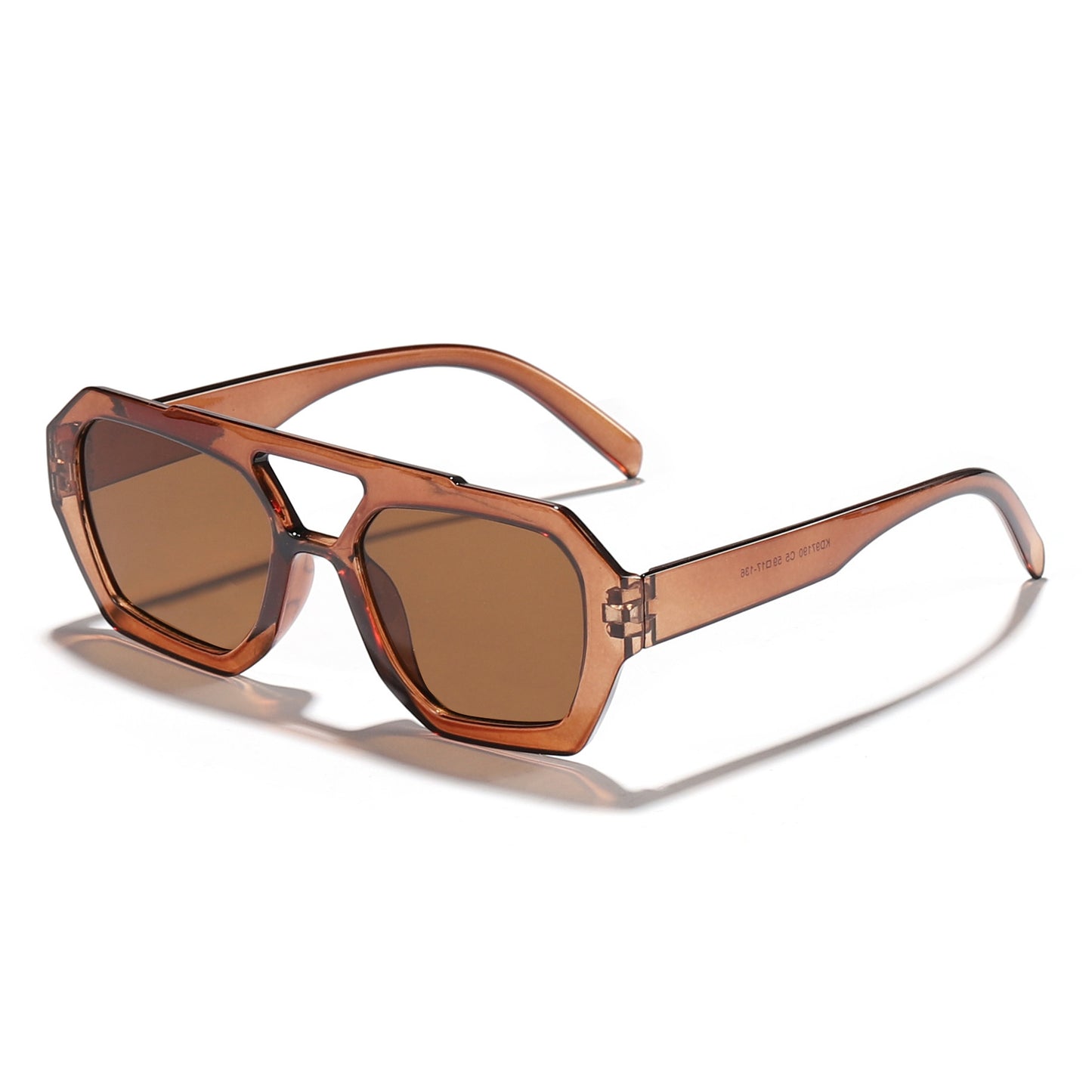 Damen modische Sonnenbrille im exklusiven Octagon-Design Karnz