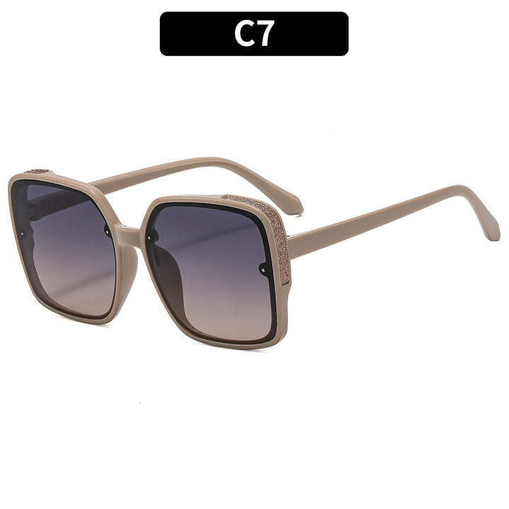 Modische Übergroße Sonnenbrille