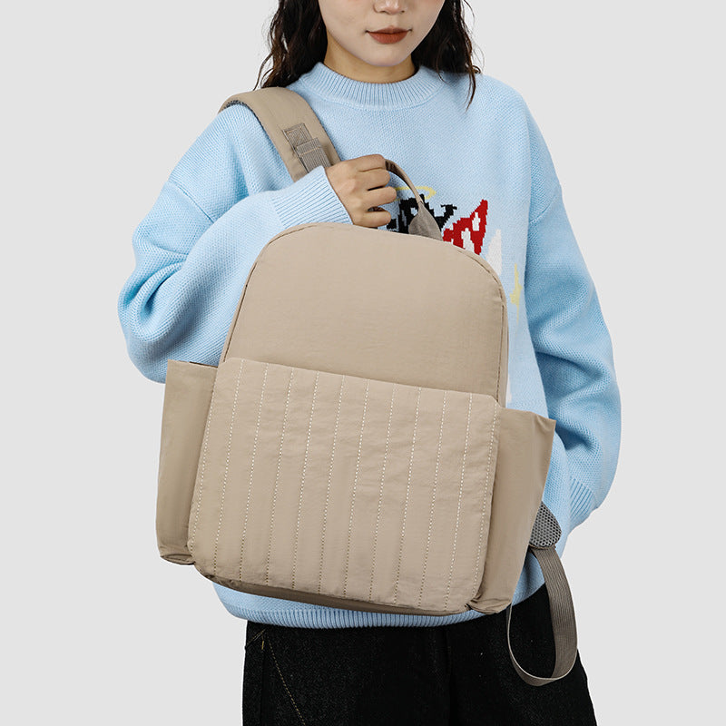 Minimalist Gep quilteter Rucksack Karnz