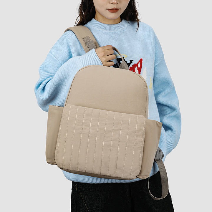 Minimalist Gep quilteter Rucksack Karnz