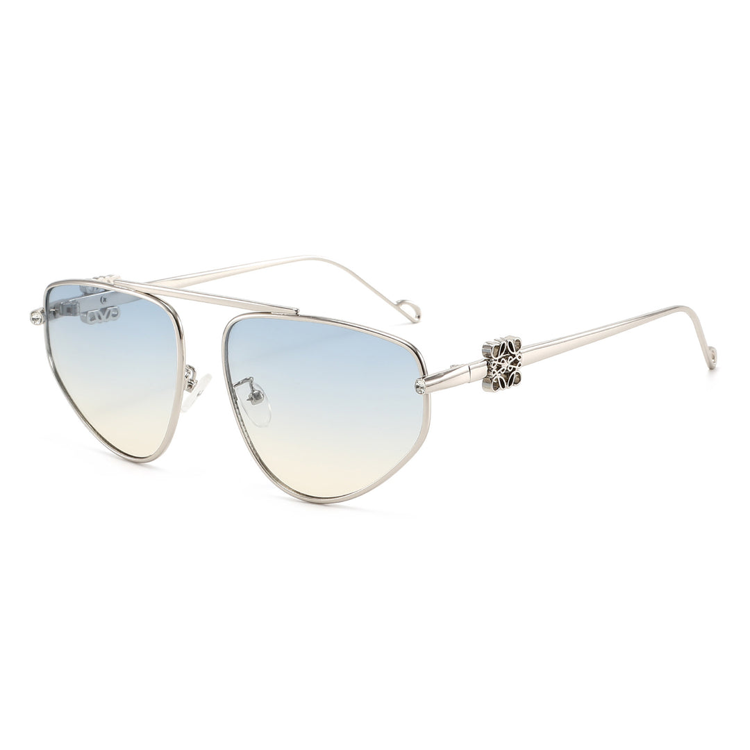 Damen Glamouröse Sonnenbrille mit eleganten Verzierungen Karnz