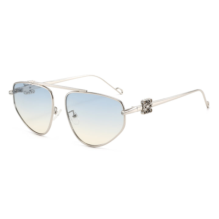 Damen Glamouröse Sonnenbrille mit eleganten Verzierungen Karnz