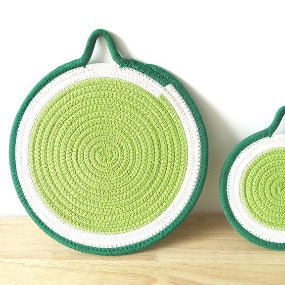 Verspielter Platzuntersetzer Im Wassermelonen-Design Karnz