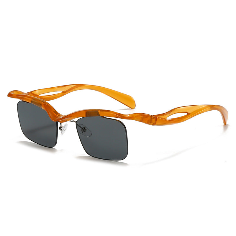 Damen modische Sonnenbrille mit innovativem Rahmen Karnz
