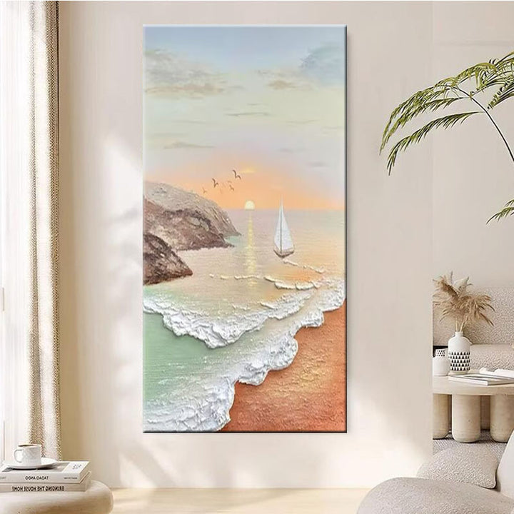 Küstenruhe Wandkunst