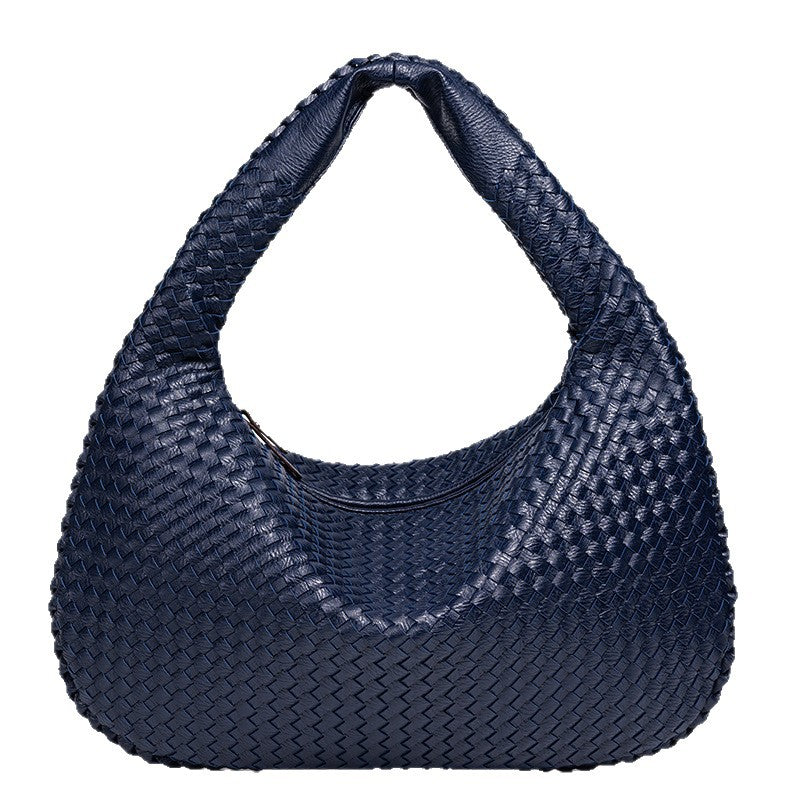 Woven Leather Schultertasche Karnz