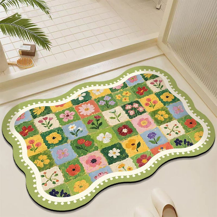 Floral Patchwork Teppich