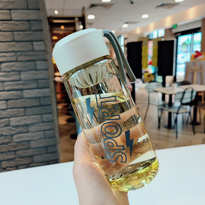 Damen Multifunktionale Sport-Trinkflasche mit fruchtigem Infuser Karnz