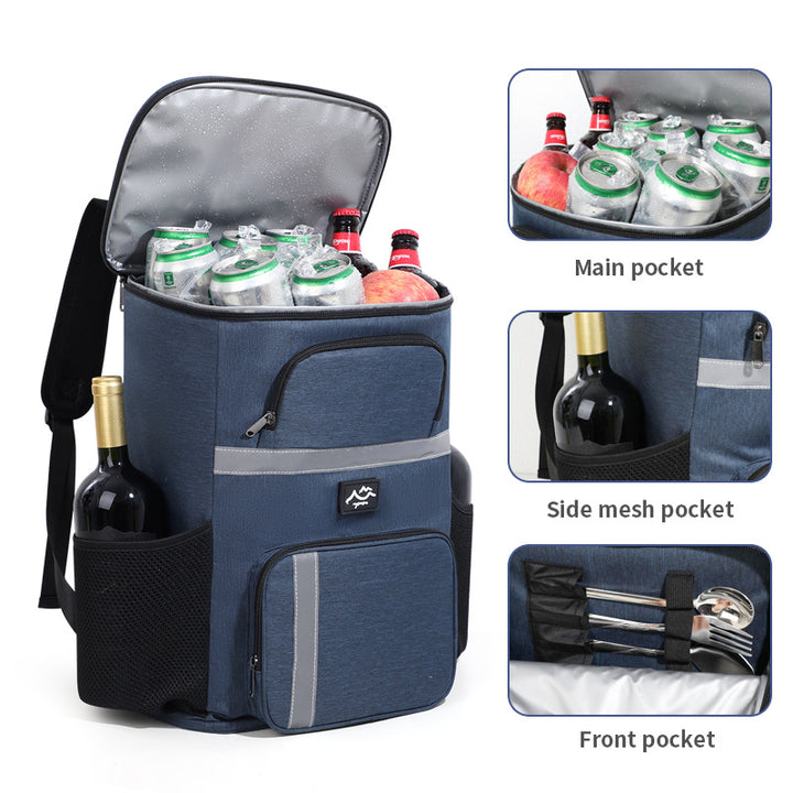 Isolierte Doppelfach-Kühltasche Rucksack Karnz