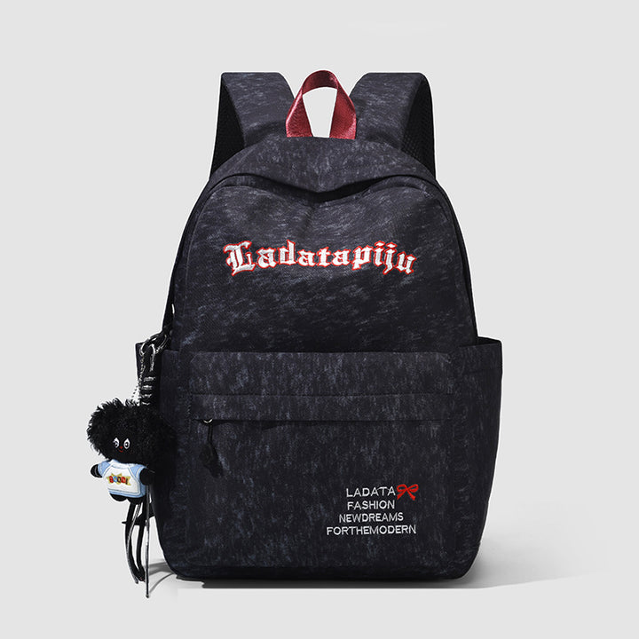 Lässiger bestickter Rucksack