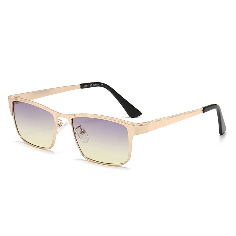 Damen quadratische Sonnenbrille mit einem stylischen Rahmen und optimalem UV-Schutz Karnz
