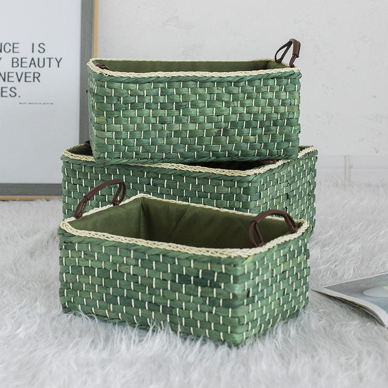 Handgefertigter Organizer-Korb mit Zwei Griffen Karnz