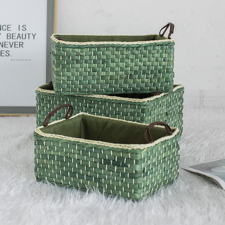 Handgefertigter Organizer-Korb mit Zwei Griffen Karnz