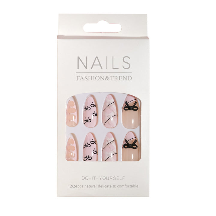 DIY Künstlerische Press-On Nagel Set Karnz