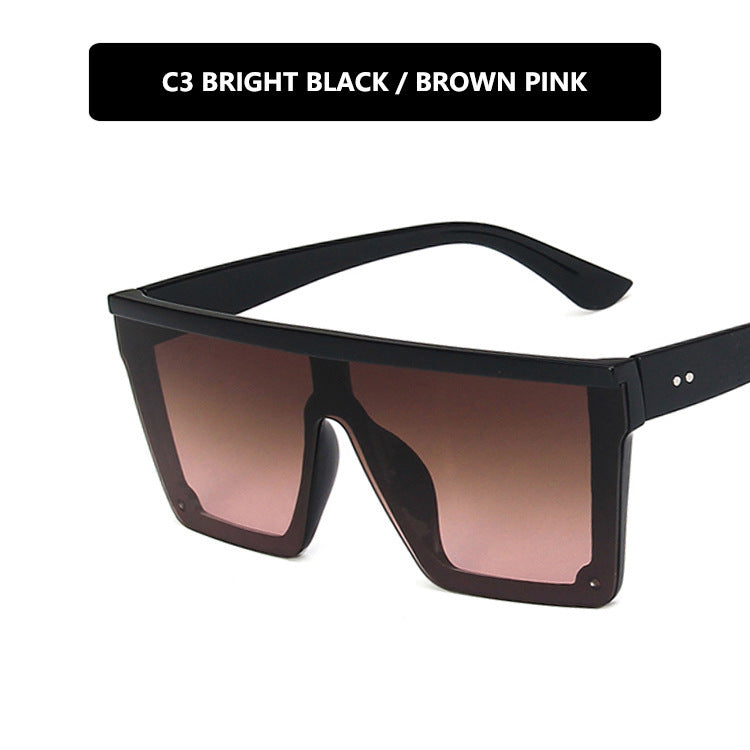 Damen futuristische Sonnenbrille im schützenden Oversized-Format Karnz