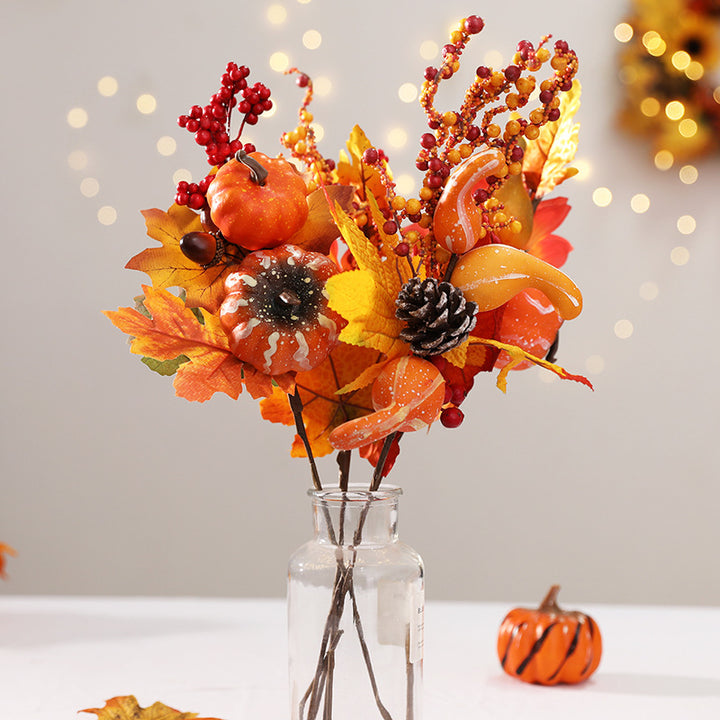 Herbstliche dekorative Blumenarrangement