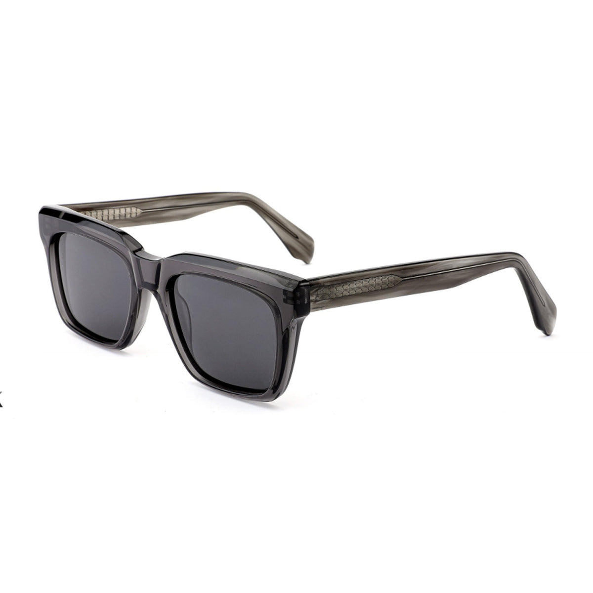 Damen modische Sonnenbrille im eleganten Rechteckdesign mit robustem Rahmen und UV-Schutz Karnz