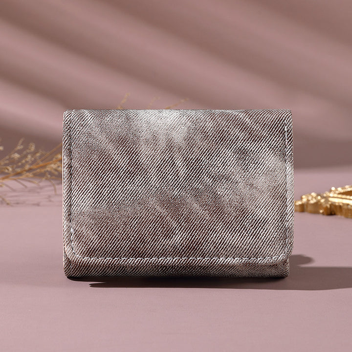 Stylische Denim-Geldbörse