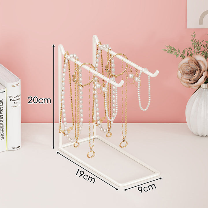 Metall T-Bar Schmuckdisplay-Ständer Paar