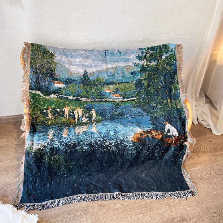 Dekorative Gewebte Wandteppich-Decke