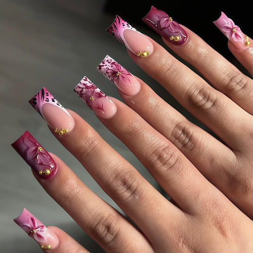 Künstlerische Acryl Nagelverlängerungen Karnz